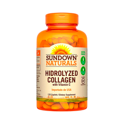 Colgeno Hidrolizado con Vitamina C Sundown Naturals 120 Cpsulas