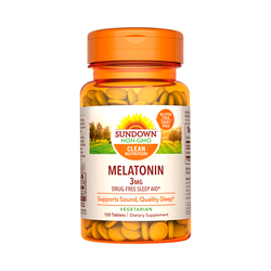 Suplemento Sundown Naturals Melatonin 300MCG 120 Cpsulas