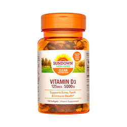 Suplemento Sundown Vitamin D3 5000IU 150 Cpsulas