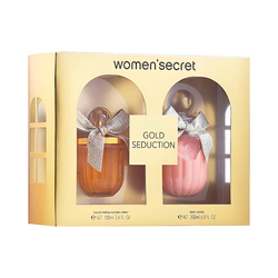 Kit Perfume Femenino Women Secret Golden Seduction 100ml EDP + Locin Corporal 200ml