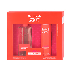 Kit Perfume Femenino Reebok Move Your Spirit 100ml EDT + Desodorante Corporal 150ml