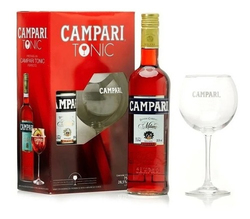 CAMPARI ITALIANO PACK 750ML + COPA TONIC