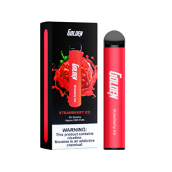 POD DESECHABLE  GOLDEN STRAWBERRY ICE - 3500 PUFFS 