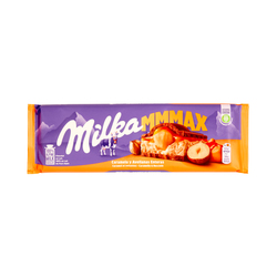 Tableta de Chocolate Caramelo y Avellanas Enteras 300gr Milka