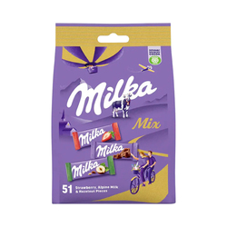 Chocolate Milka Mini Mix con 51 Unidades Bolsa 250gr