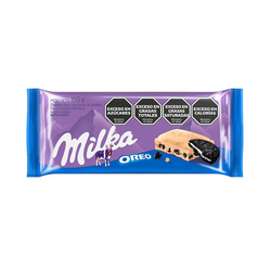 Tableta Chocolate Milka Blanco con Galletita Oreo 155gr
