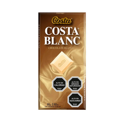 Tableta Chocolate Blanco Costa 80gr
