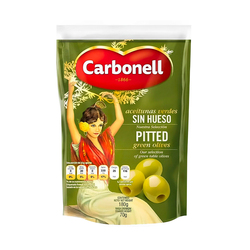 Aceituna Verde sin Hueso Carbonell 180gr