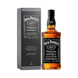 Whisky Jack Daniels Old No 7 Estuche Metal 1 litro
