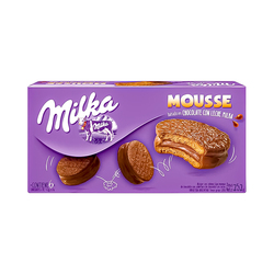 Alfajor Simple Mousse Chocolate 6 unidades Milka