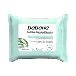 Toallita Desmaquillante Babaria Aloe Vera + Vitamina E