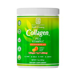 Suplemento Good Energy Colágeno Plus Vitamina C y Ácido Hialurónico Naranja 300gr