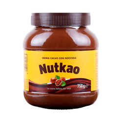 Crema de Cacao y Avellana Nutkao 750g
