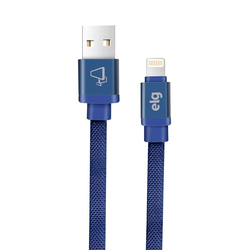 Cable USB Lightning Elg CNV810BE 1 metro Azul