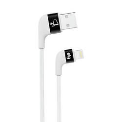 Cable USB Lightning Elg Conector 90 XFT810WH 1 metro Blanco