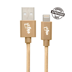 Cable USB Lightning Elg C810BG 1 metro Gold