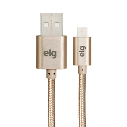 Cable Micro USB Elg M510BG 1 metro Gold