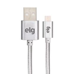 Cable Micro USB Elg M510BS 1 metro Silver