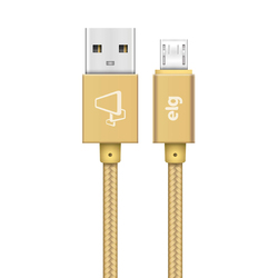 Cable Micro USB Elg M520BG 2 metros Gold