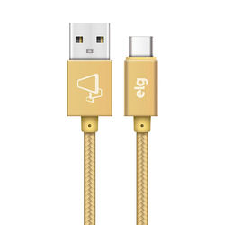 Cable USB Tipo C Elg TC10BG 1 metro Gold