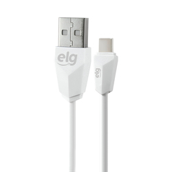 Cable Reversible USB Tipo C Elg TCUSBE 1,25 metros Blanco
