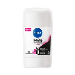 Desodorante en Barra Nivea Black & White Invisible Clear 54g