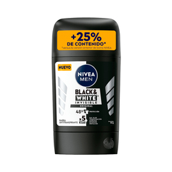 Desodorante en Barra Nivea Men Black & White Invisible 54g