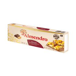 Turrón Crocante El Almendro con Almendras y Chocolate 75gr