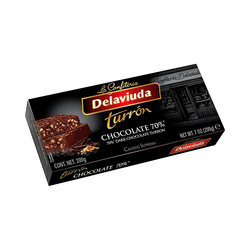 Turrón Delaviuda Chocolate Negro 70% 200gr