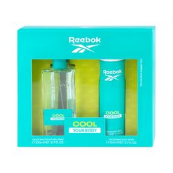 Kit Perfume Femenino Reebok Cool Your Body 100ml EDT + Desodorante Corporal 150ml