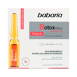 Ampollas Facial Babaria Botox Effect 5 Unidades X 2ml